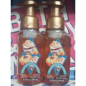 BBW Pumpkin Cupcake Gentle Foaming Hand Soap 2 Pack